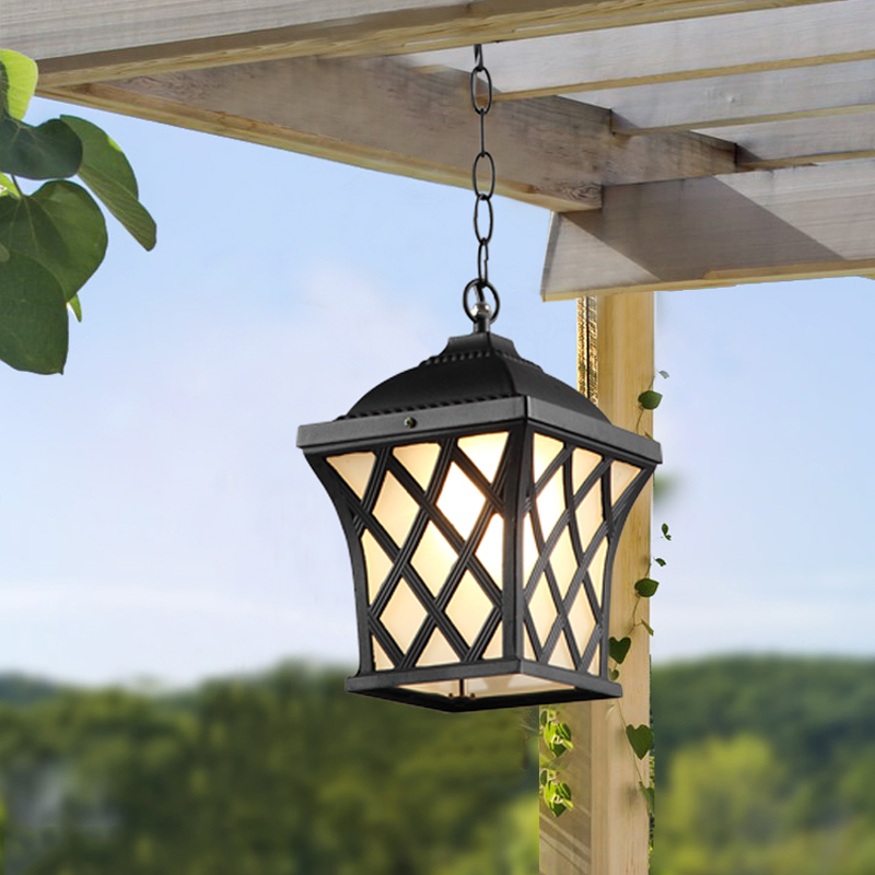Outdoor Lighting Chandelier - Europese Retro LED Waterdichte Hanglampen Buiten