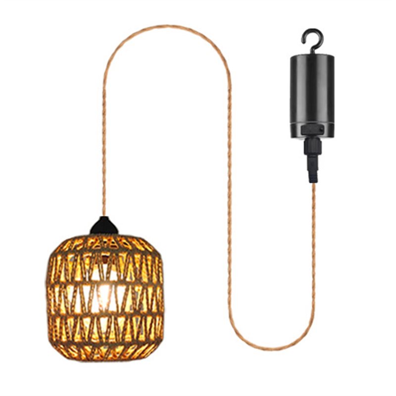 Outdoor Lighting Chandelier - Verse, op batterijen werkende buitenkroonluchter, geweven
