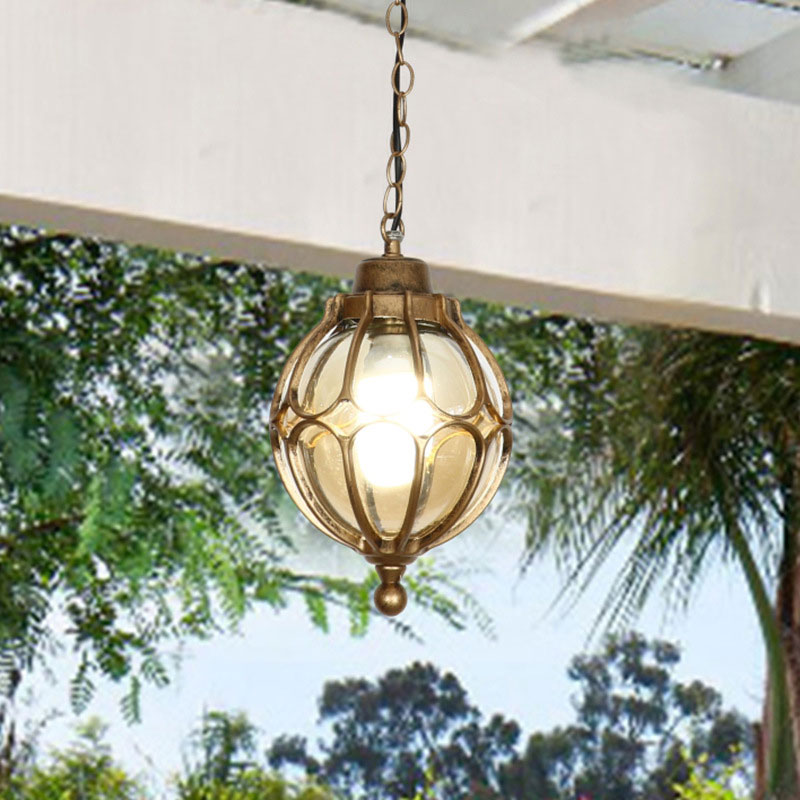 Outdoor Lighting Chandelier - Amerikaanse Waterdichte Kroonluchter Buitengang Balkon Plafond