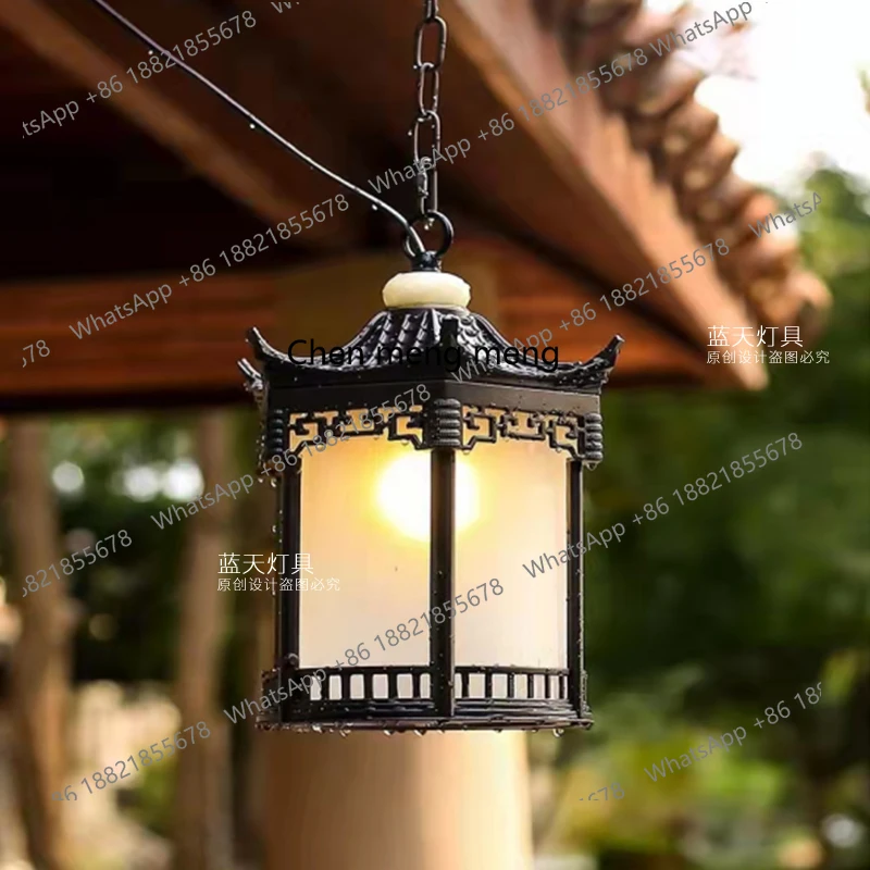 Outdoor Lighting Chandelier - Nieuw aangekomen Chinese paviljoen kroonluchter antieke