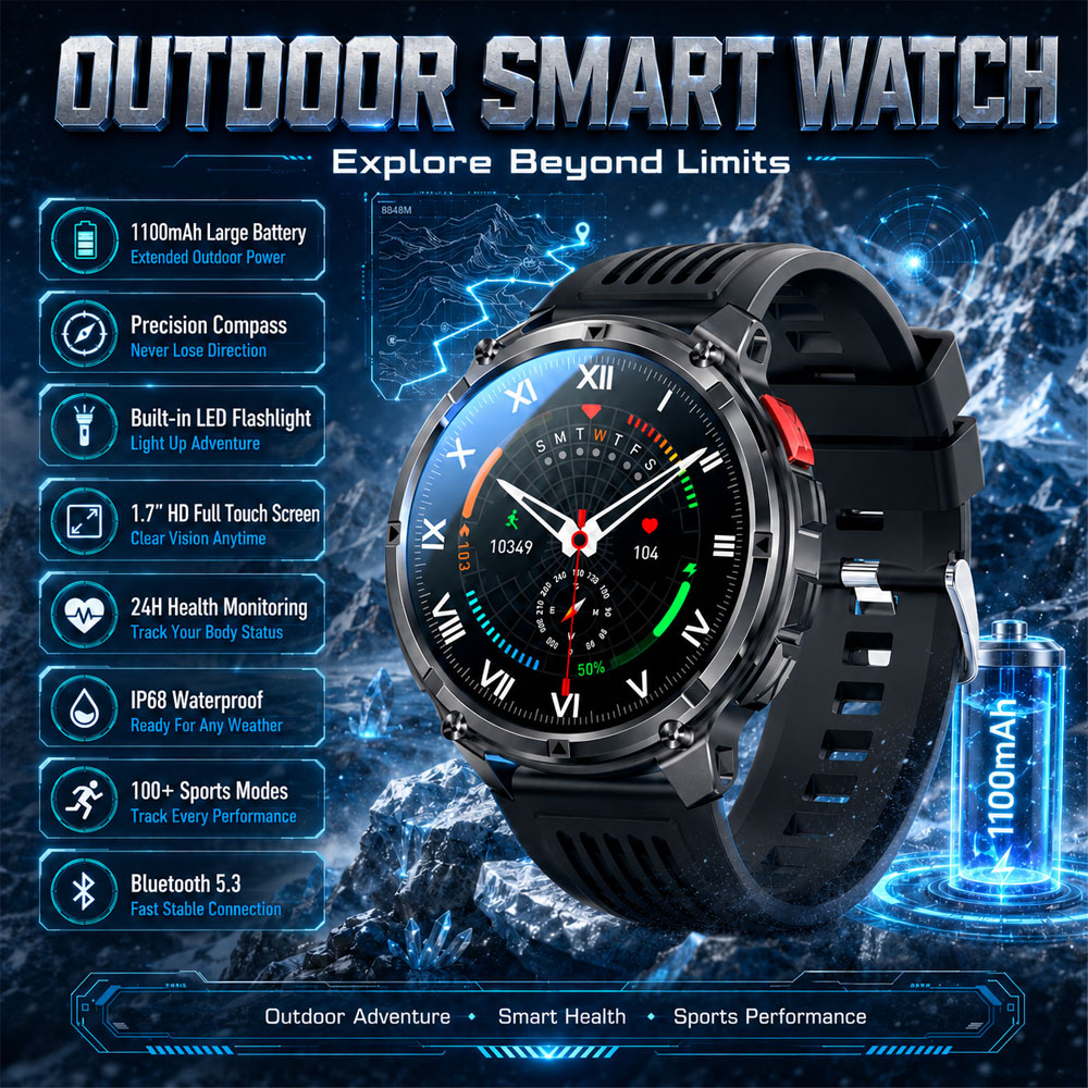 Outdoor Lighting Ip Rating - 2026 Nieuwe YAOCX AMOLED Smartwatch Heren