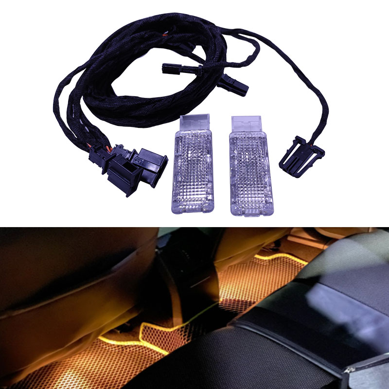 Wired Pathway Light - Auto-interieur voetruimtelamp kabelboom voor Passat B6