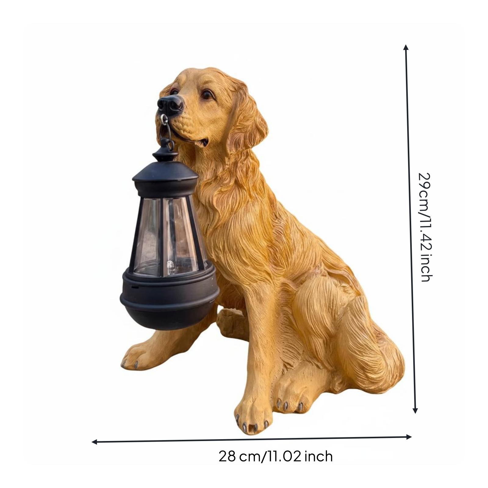 Outdoor Lighting Yard Decoration - Decoratieve hars honden tuin- of terrassculptuur