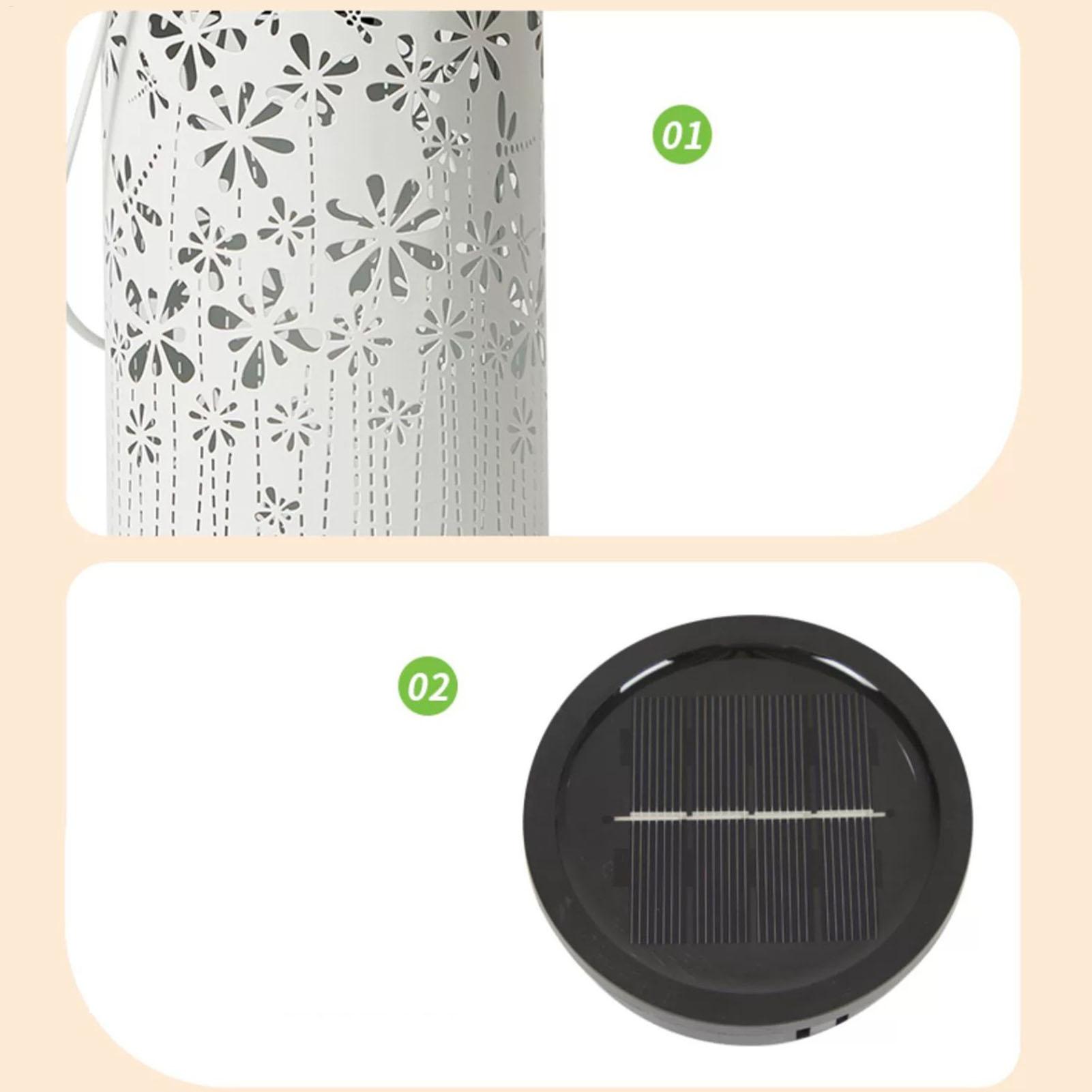 Outdoor Lighting And Landscape - Buitenlantaarns voor veranda Kleurrijke metalen bloemlampen