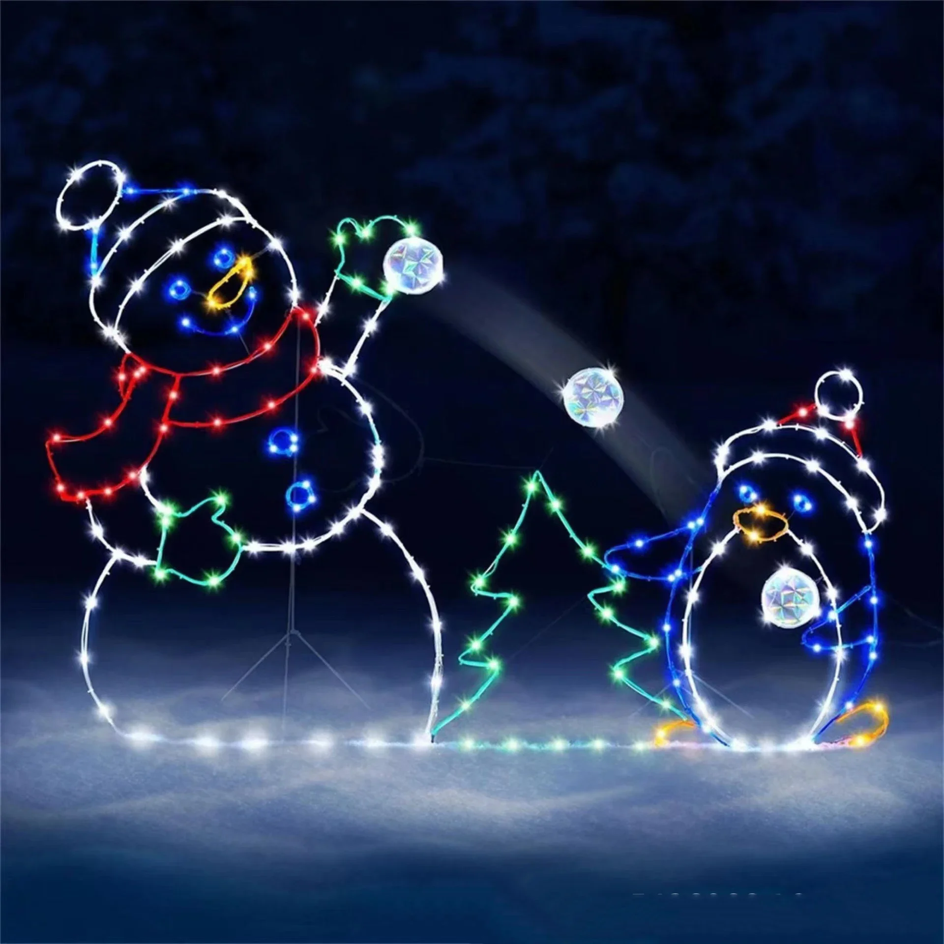 Geanimeerd sneeuwballicht LED  - Outdoor Lighting Gazebo recensie en prijs