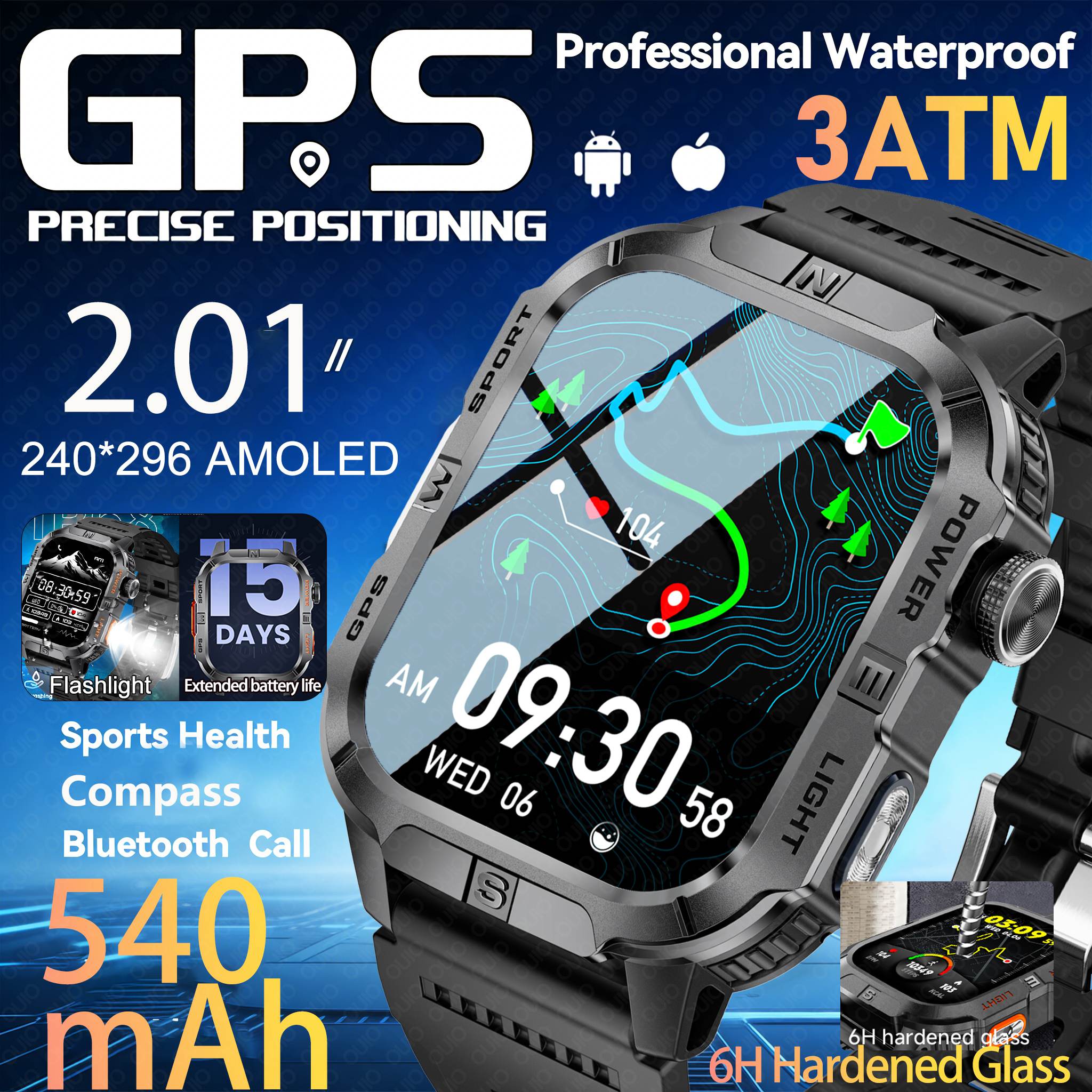 2026 Nieuwe Smartwatch GPS Bew - Outdoor Lighting Ip Rating recensie en prijs