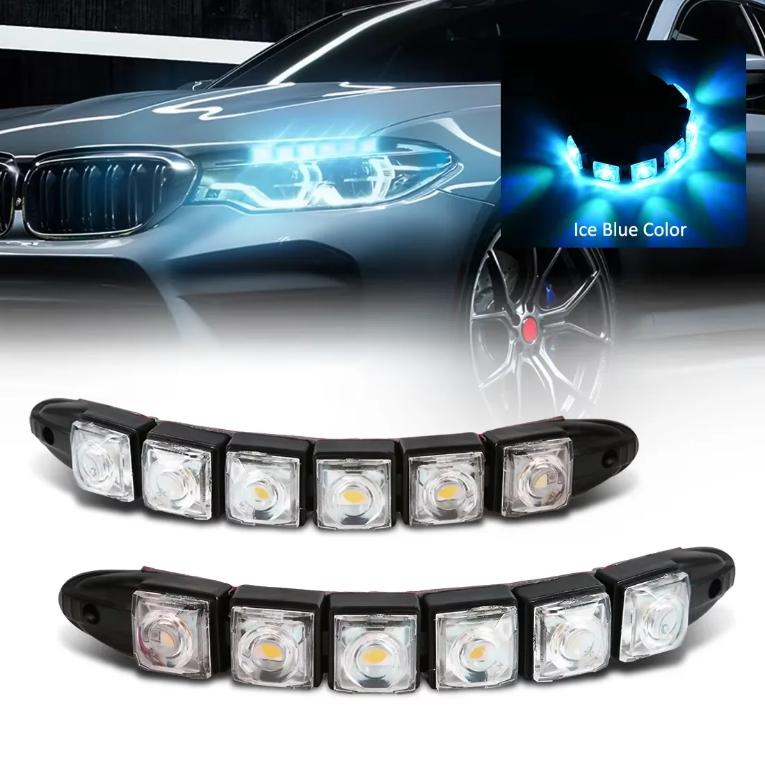 2 STKS LED Waterdichte DRL Lic - Waterproof Led Strip recensie en prijs
