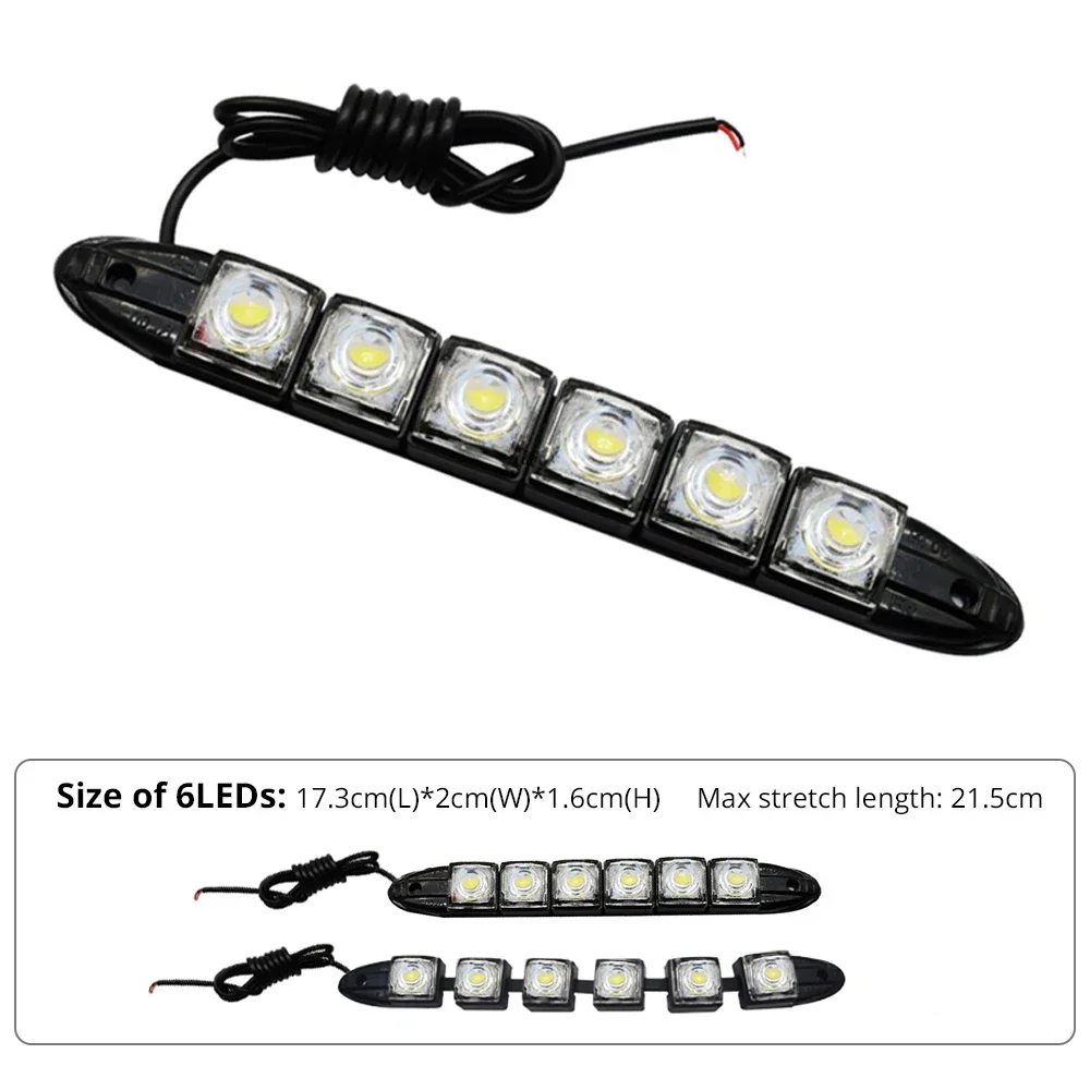 2 STKS LED Waterdichte DRL Lic - Waterproof Led Strip recensie en prijs