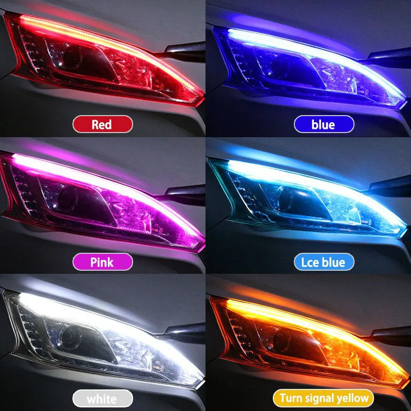 2 stuks auto DRL flexibele wat - Waterproof Led Strip recensie en prijs