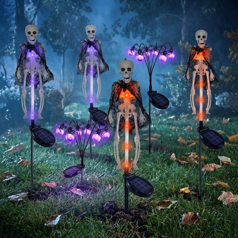 Skelet Paars Licht Halloween D - Outdoor Lighting Front Yard recensie en prijs