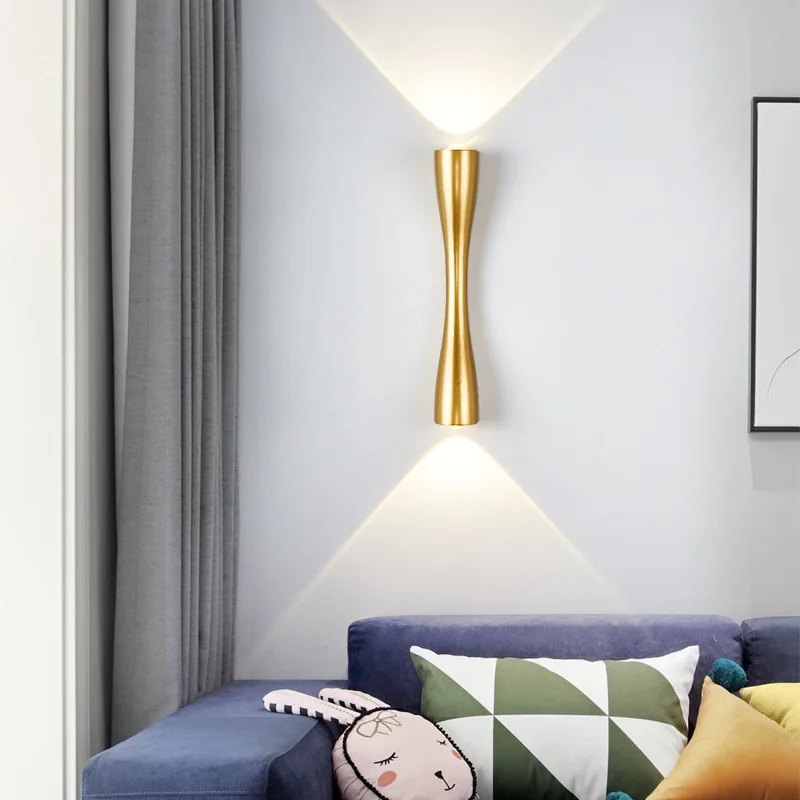 Gouden LED-wandlamp Up Down Li - Outdoor Lighting Hardwired recensie en prijs