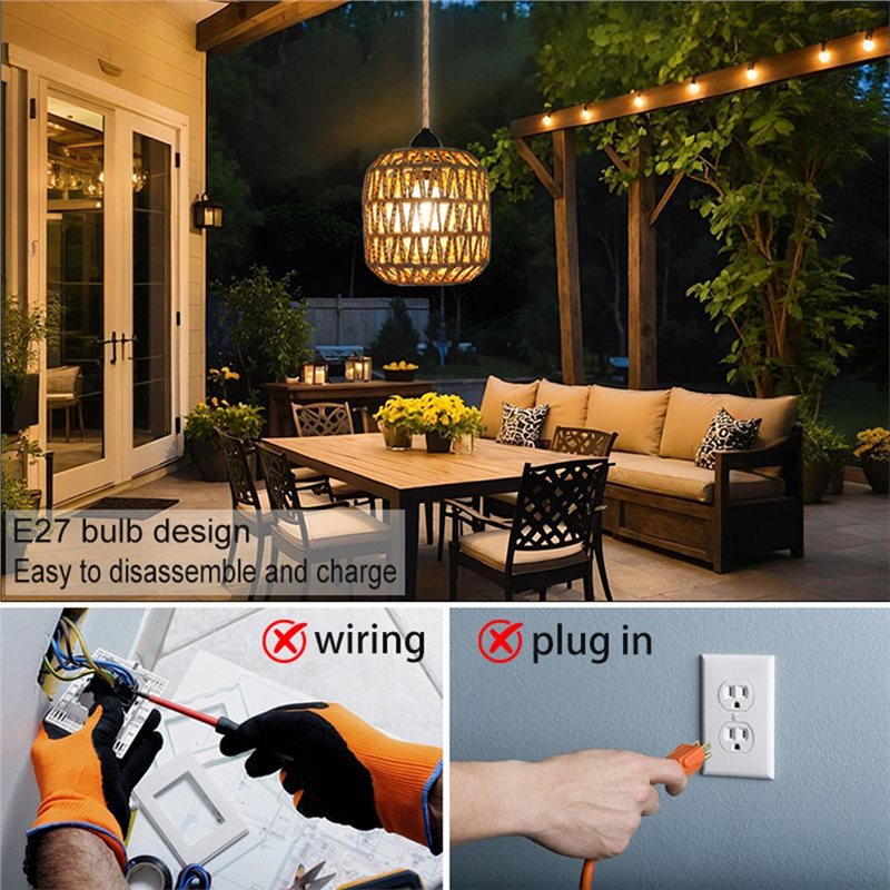 Verse, op batterijen werkende  - Outdoor Lighting Chandelier recensie en prijs