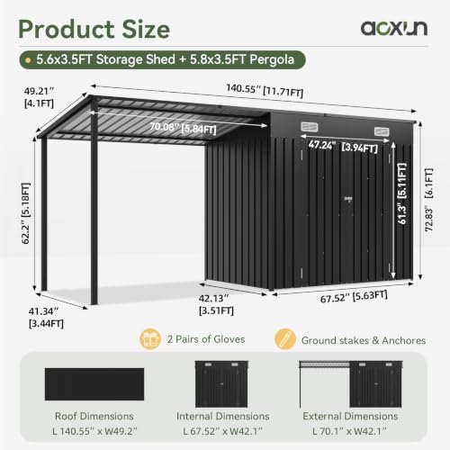 6x4FT Buitenberging & Hardtop  - Outdoor Lighting Gazebo recensie en prijs
