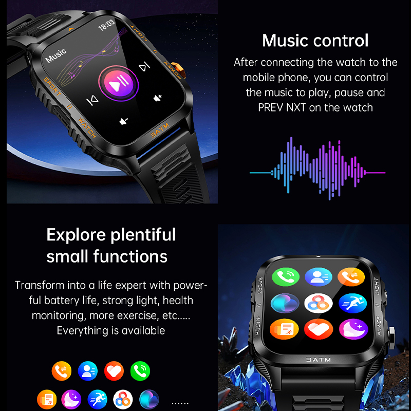 2026 Nieuwe Heren Smartwatch 3 - Outdoor Lighting Ip Rating recensie en prijs