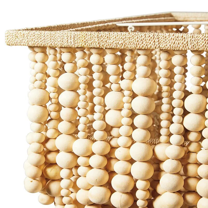 Boheemse houten kralen kroonlu - Outdoor Lighting Chandelier recensie en prijs
