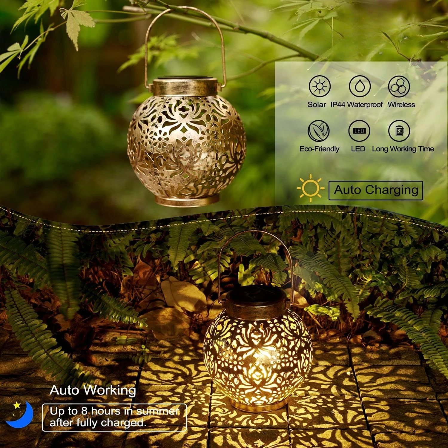 1-6PCS Marokkaanse zonne-lanta - Outdoor Lighting Gazebo recensie en prijs