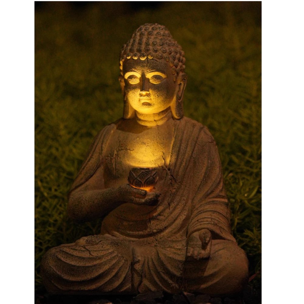 Hars Solar Boeddhabeeld Sculpt - Outdoor Lighting Front Yard recensie en prijs