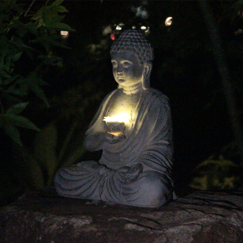 Hars Solar Boeddhabeeld Sculpt - Outdoor Lighting Front Yard recensie en prijs