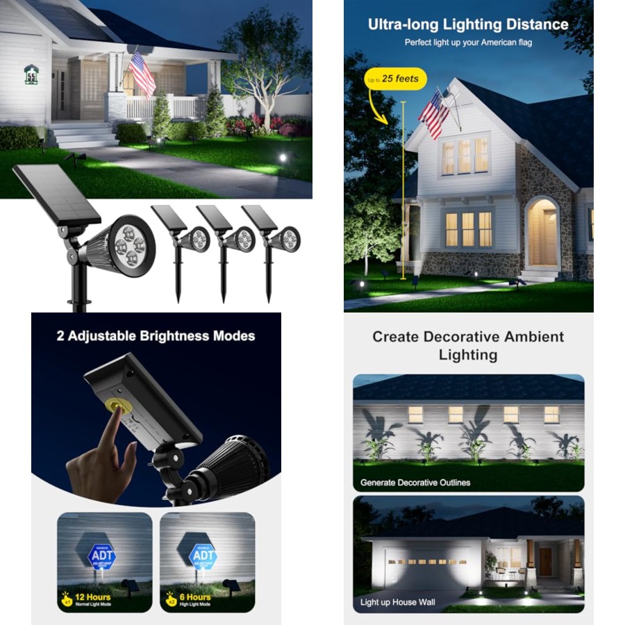 Zonne-schijnwerpers voor buite - Outdoor Lighting And Landscape recensie en prijs