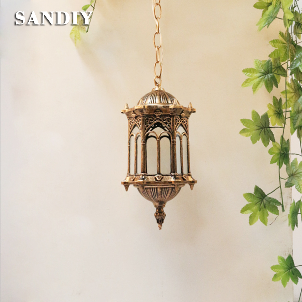 SANDIY Outdoor Hanglamp Retro  - Outdoor Lighting Chandelier recensie en prijs