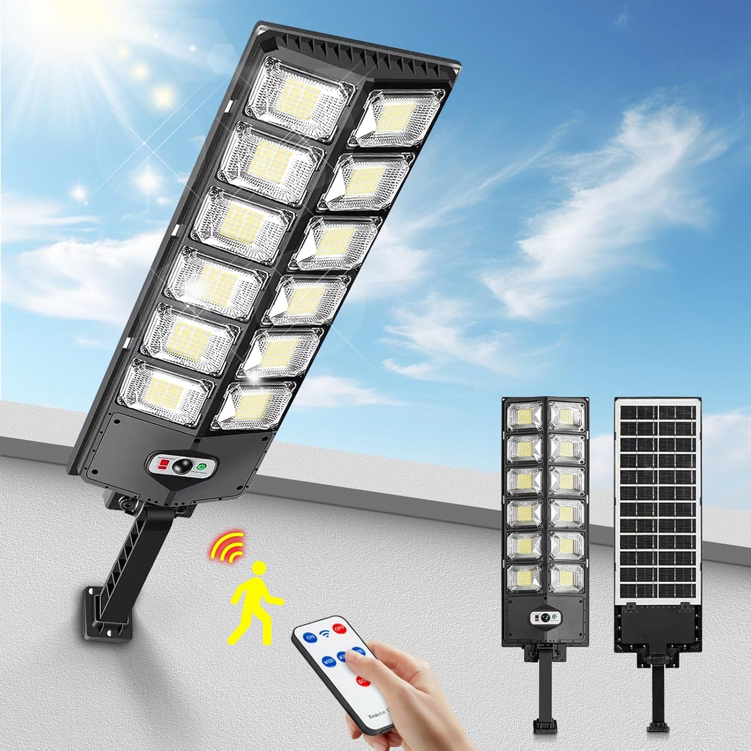 12000LM zonne-straatverlichtin - Outdoor Lighting Front Yard recensie en prijs