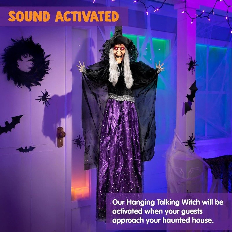 47'' Geanimeerde Heks Hallowee - Outdoor Lighting Gazebo recensie en prijs