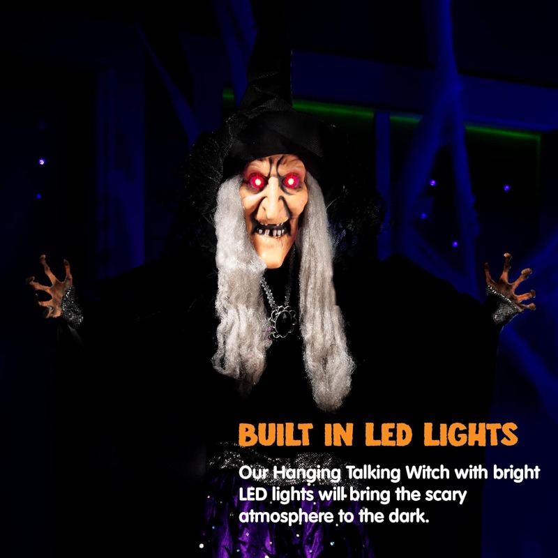 47'' Geanimeerde Heks Hallowee - Outdoor Lighting Gazebo recensie en prijs
