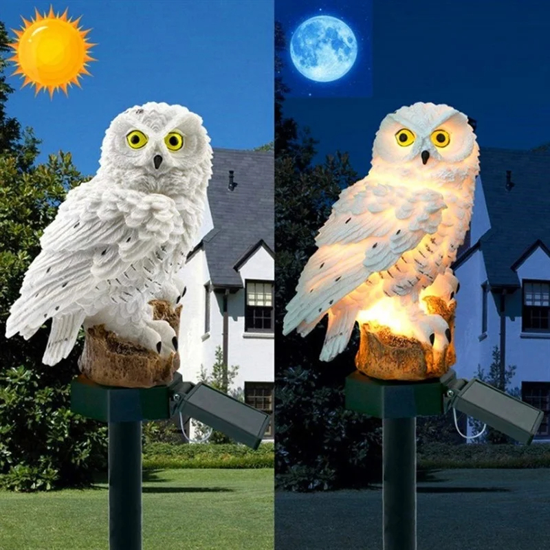 Solar Owl Statue Garden Light  - Outdoor Lighting Gazebo recensie en prijs