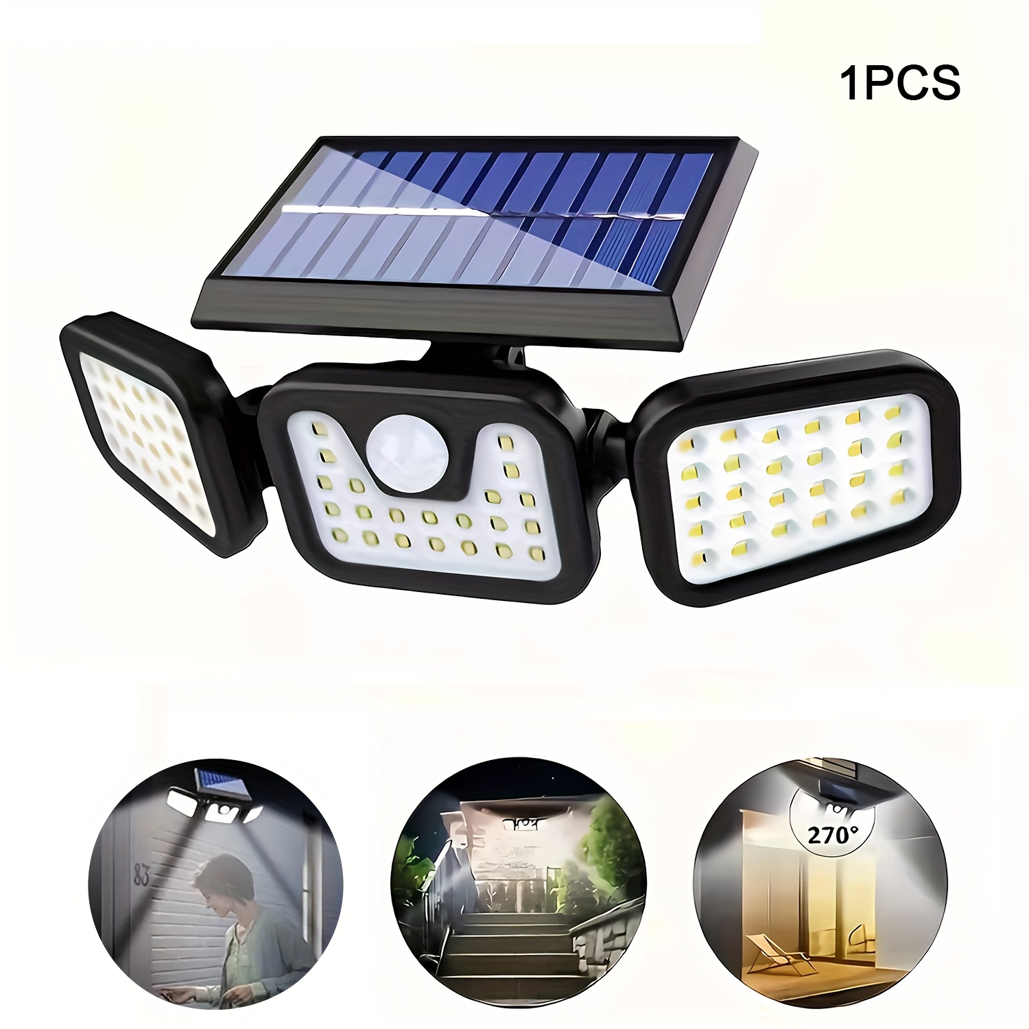 74 LED bewegingsmelderlamp op  - Outdoor Lighting Front Yard recensie en prijs