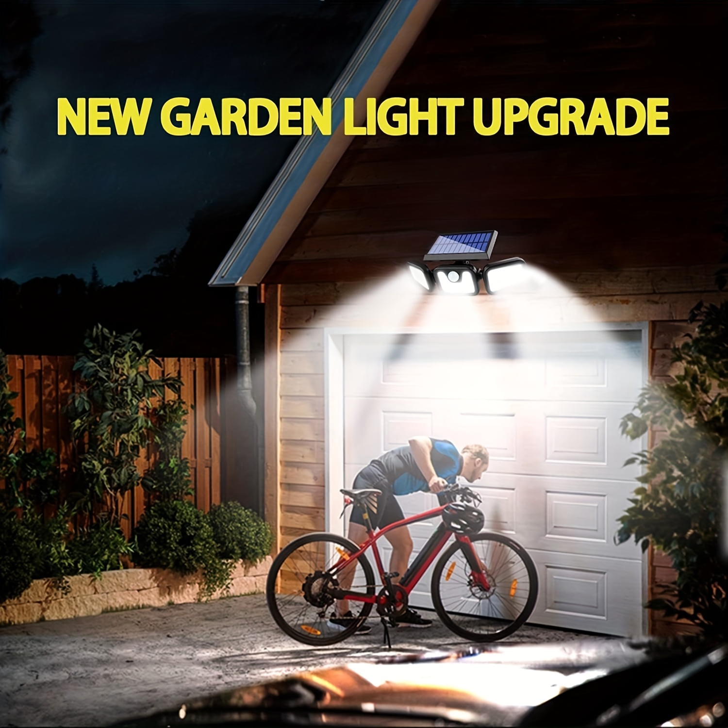 74 LED bewegingsmelderlamp op  - Outdoor Lighting Front Yard recensie en prijs