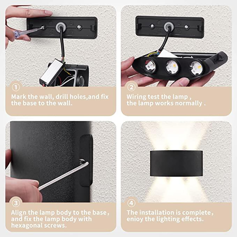 LED-wandlamp, buiten waterdich - Outdoor Lighting Hardwired recensie en prijs