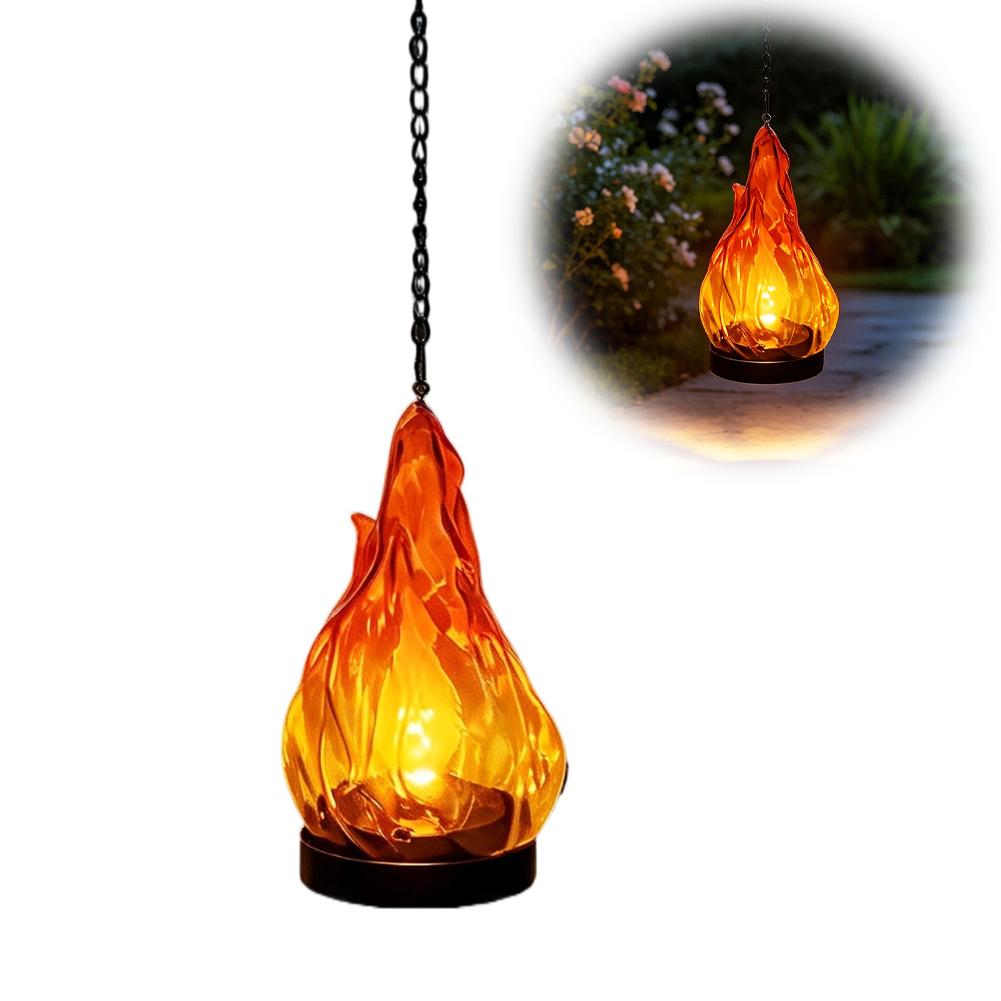 Solar Flame hangende lantaarnl - Outdoor Lighting Yard Decoration recensie en prijs