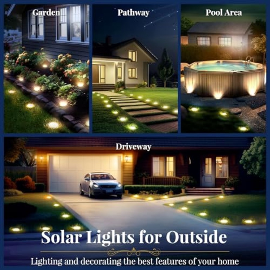 Solar Ground Lights Solar Ligh - Outdoor Lighting And Landscape recensie en prijs