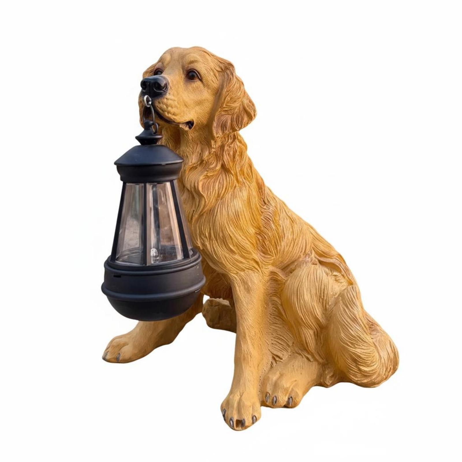 Decoratieve hars honden tuin-  - Outdoor Lighting Yard Decoration recensie en prijs