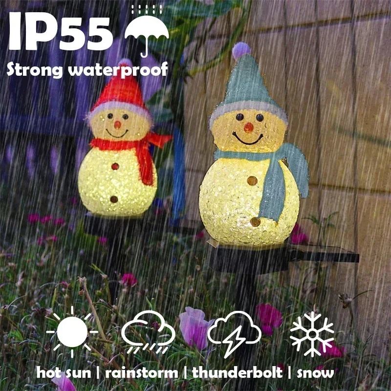 Kerstsneeuwman Solar Garden Li - Outdoor Lighting Yard Decoration recensie en prijs